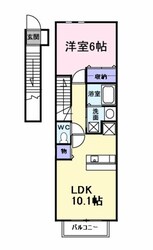 クラールコートの物件間取画像